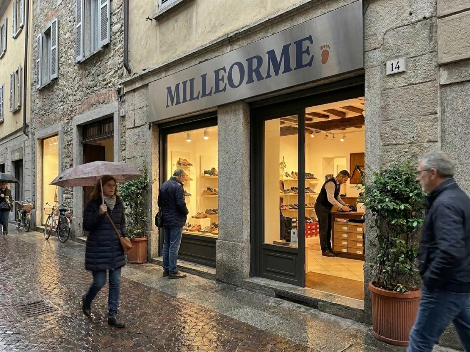 Il negozio Milleorme a Montebelluna